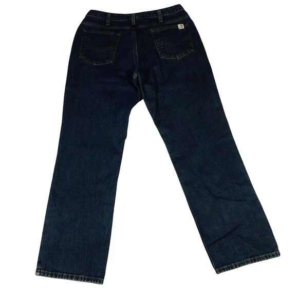 Carhartt Relaxed Fit Work Blue Jeans Womens Size 10 x 30 - Picture 10 of 11